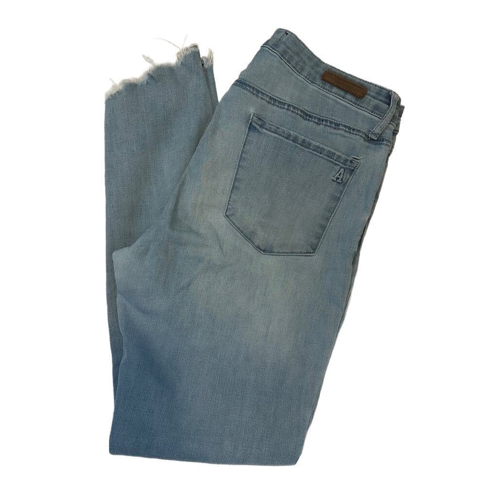 Articles of Society Fringe-Hem Faded Jeans, Size 10 - Picture 3 of 10